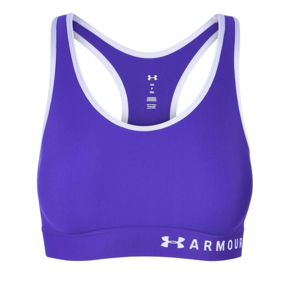 Under Armour Women's mid support Purple Sports Bra NWT